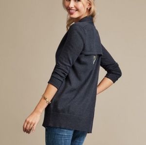 CAbi Victoria Cutout Drape Front Cardigan